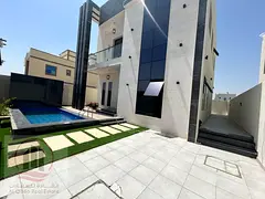 For sale, a villa in Ajman Al Helio , 4 master rooms, a Majles room, a hall, pool , maid room, freeh