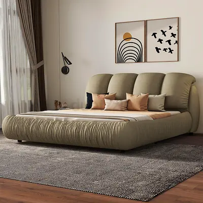 Modern king size bed
