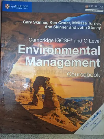IGCSE Environmental Management textbook
