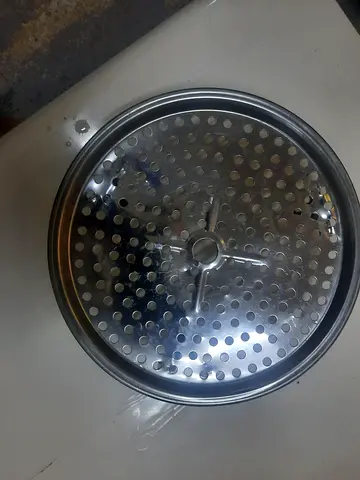 New steam roast stand used in cooker pan for delicious food