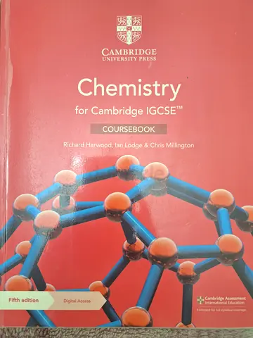 IGCSE Chemistry textbook