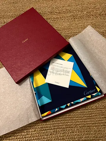Authentic Cartier Silk scarf Brand New