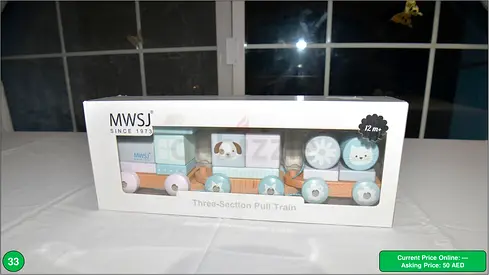 Wooden Pull Train for Toddlers (new) (REDUCED PRICE)