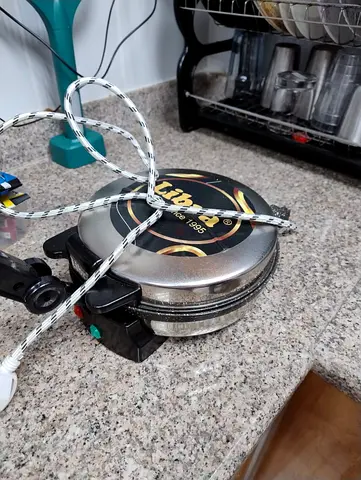 Libra Roti Maker Machine - Electric Roti Maker with Non-Stick 8.5inch Plates and Durable Handle,