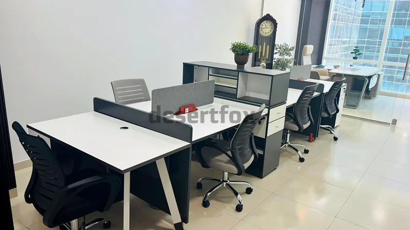 مكتب مؤثث بالكامل | بدون رسوم مبرد | جاهز للانتقال64069529146625114