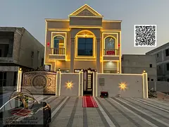 For sale, a villa in Ajman Al Zahia, 5 master rooms, a Majles room, a hall, and a maid’s room, fre