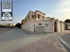 Luxury villa for rent in Rawda 2, prime location - corner of two streets, front setback for cars + p