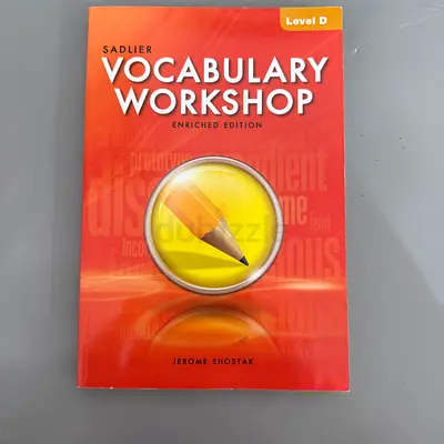 Vocabulary Workshop: Enriched Edition: Student Edition: Level D (Grade 9) (978-0821580592)