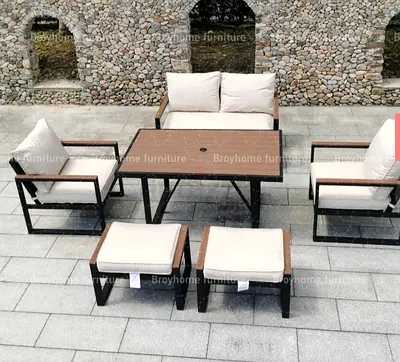 Outdoor garden PVC Wicker Sofa set
