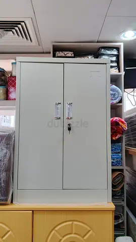 Stylish Steel Mini Cabinet with Key Lock - Perfect for Home or Office