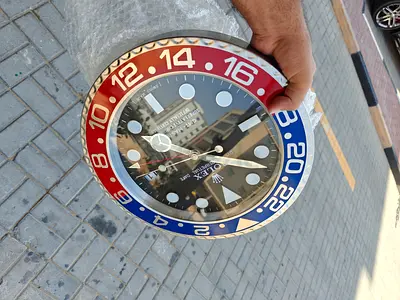 wall clock Rolex Pepsi