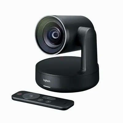 Logitech PTZ Pro 2 Rally Camera with Remote Control for conference meetings