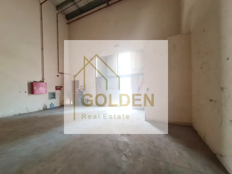 For Rent – Warehouse in a prime location on main street, suitable for storage only. Practical size at an annual rent of AED 65,000.64061497424002113
