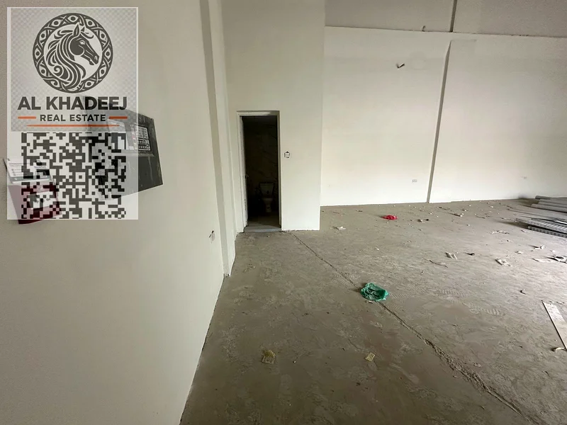 Shabrat for rent, first tenant, different areas suitable for all activities in Al Jurf Industrial 1, close to Mohammed bin Zayed Road64074226477187113