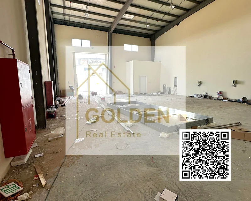 Ready-to-Use Warehouse for Rent | 10,000 Sq.Ft | 200 kW Electricity | Excellent Location | Rent AED 350,00064061599306499110