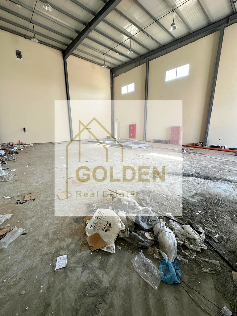 Ready-to-Use Warehouse for Rent | 10,000 Sq.Ft | 200 kW Electricity | Excellent Location | Rent AED 350,00064061599306499112