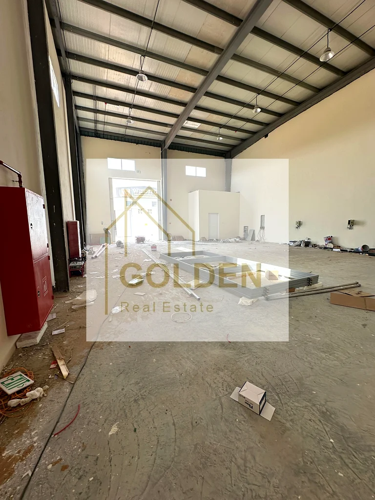 Ready-to-Use Warehouse for Rent | 10,000 Sq.Ft | 200 kW Electricity | Excellent Location | Rent AED 350,00064061599306499114