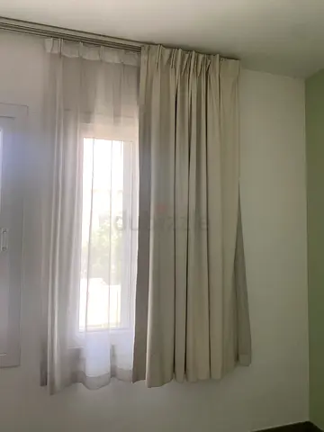 Black out + sheer curtain