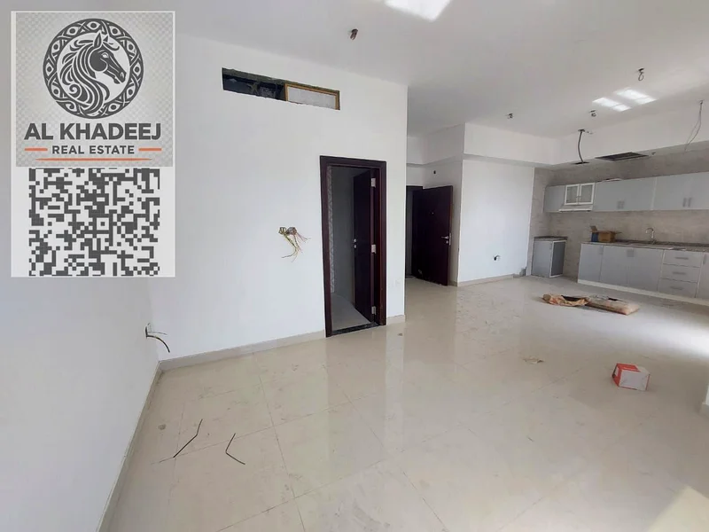 Spacious Studio for Annual Rent – Al Jurf 3, First Tenant, New Building, Separate Kitchen, Balcony – AED 24,000, 4 or 6 Cheques64222184786049113
