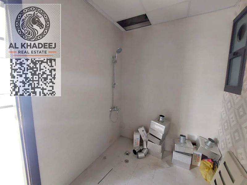 Spacious Studio for Annual Rent – Al Jurf 3, First Tenant, New Building, Separate Kitchen, Balcony – AED 24,000, 4 or 6 Cheques64222184786049114