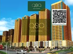 Spacious TWO bedrooms BIGGER BALCONY living hall with covered parking Apartment available for Sell P