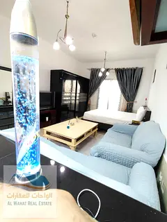 First tenant for monthly rent with balcony and spacious area in Al Nuaimiya Tower C