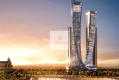 High-Floor 1BR | Skyline and Canal View