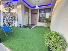 Luxury villa for sale, first tenant, furnished, with excellent decorations, in Al Zahya area, Ajman,