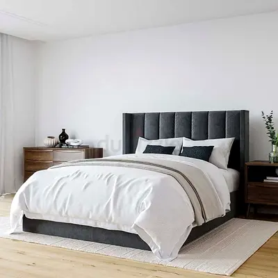 Dark gray 180*200 king size Bed
