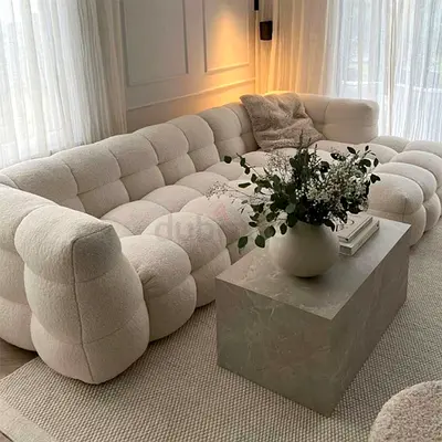 Boucle Sofa/L-Shapes Sofa for living room