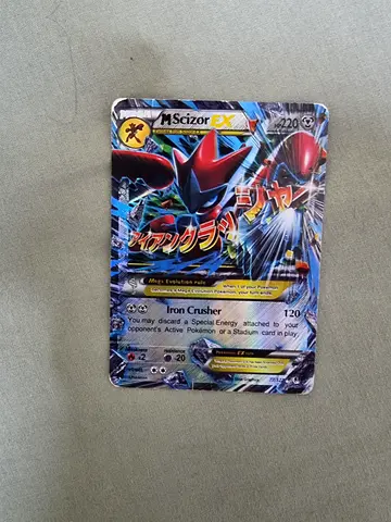 Rare M Scizor EX Pokémon Card for Collectors
