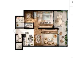 big size 1 bedroom (payment plan)