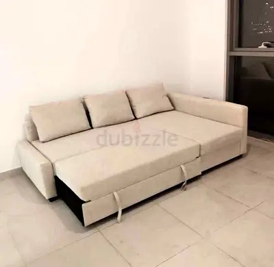 ‎Ikea L Shape Sofa cum bed with big storage in L