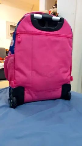 Cute Pink Kids Rolling Backpack - Perfect for School or Travel!