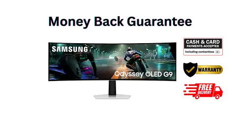 49 Inch Gaming Monitor, Samsung OLED 144hz Monitor, Free Delivery, Free Return