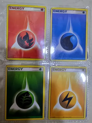 Collection of Energy Cards for Pokémon Trading Card Game from 2005
