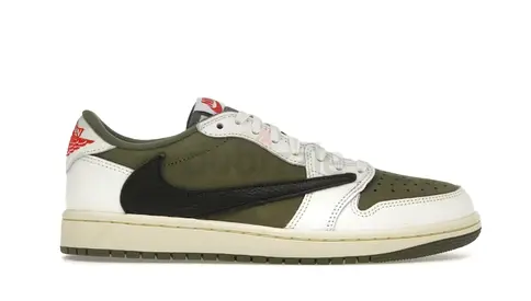 Jordan 1 Travis Medium Olives ( damage box) Size US12