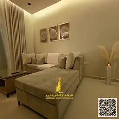 Luxurious one-bedroom apartment with a balcony (second resident) fully furnished for monthly rent in