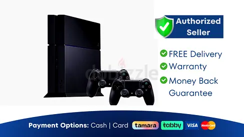 Sony PS4 Fat Edition – 500GB HDD – Jet Black – Bundle with 2 Controllers  New | FREE Delivery