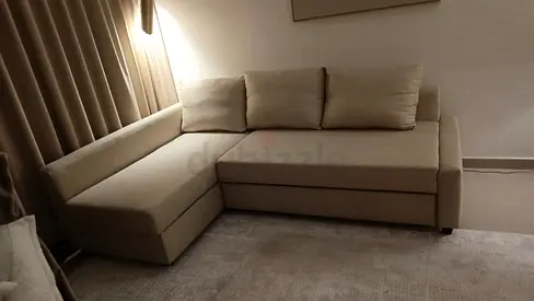 L shape sofa bed with storage