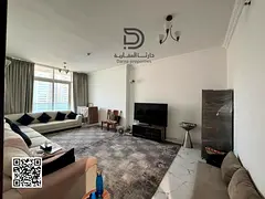 Own a spacious 2-bedroom apartment with living room in Al Waha Towers, featuring high-quality finish