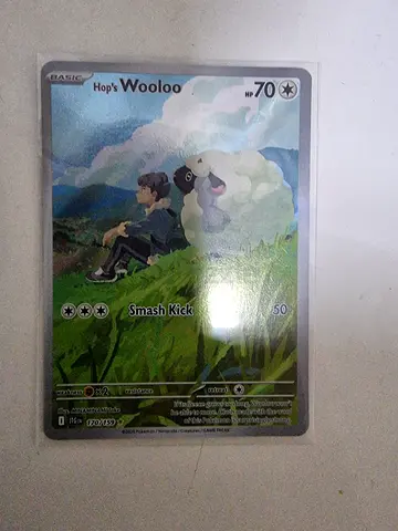Hops Wooloo Pokémon Card