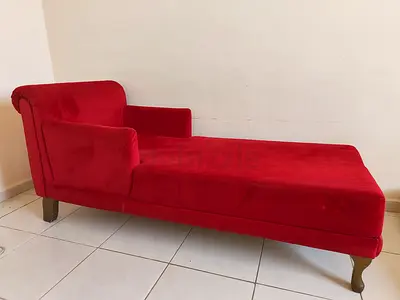 RED VELVET SOFA
