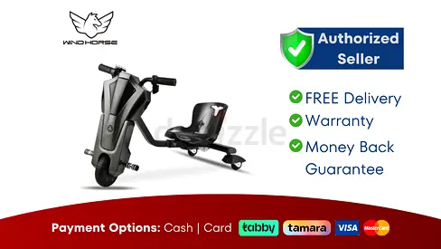 P3 Wind Horse Drifting E-Scooter for Smooth Spins  Brand New | 1 Year Warranty | FREE Delivery