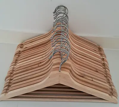 Premium Wooden Hangers Set for Your Wardrobe