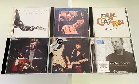 6 Eric Clapton Music CD’s
