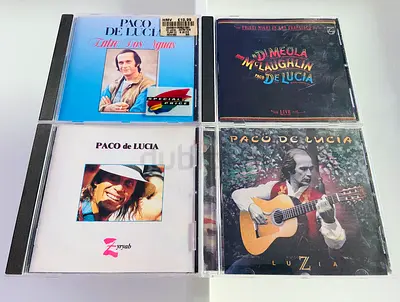 4 Paco De Lucia Music CD’s