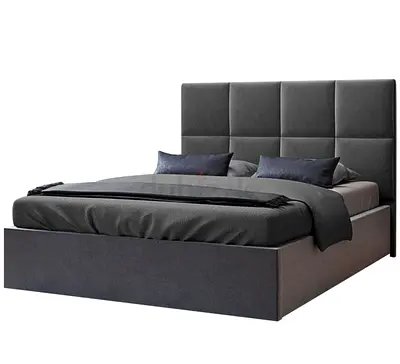 Queen size bed frame with medical mattress