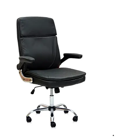 Ergonomic Black Office Chair with Armrests