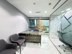 Furnished Office For Rent With Glass Partitions